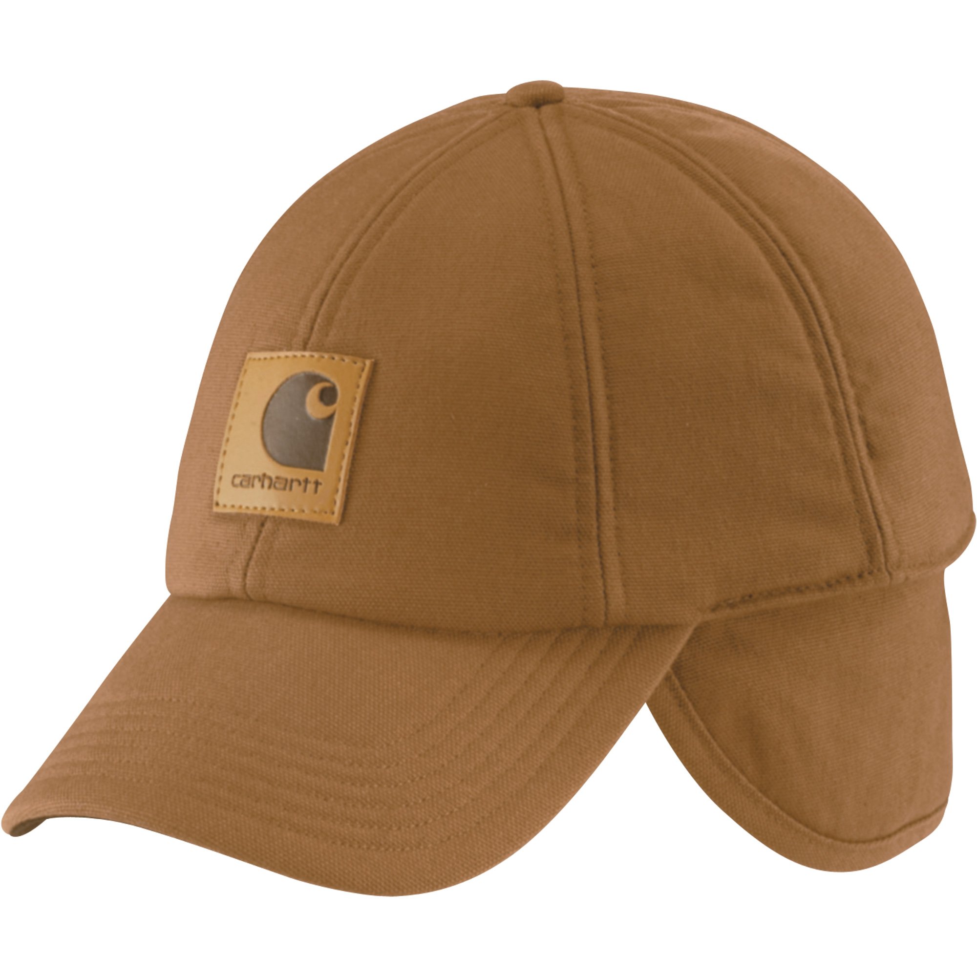 Carhartt WorkFlex Ear-Flap Cap — Brown, M/L, Model# A199